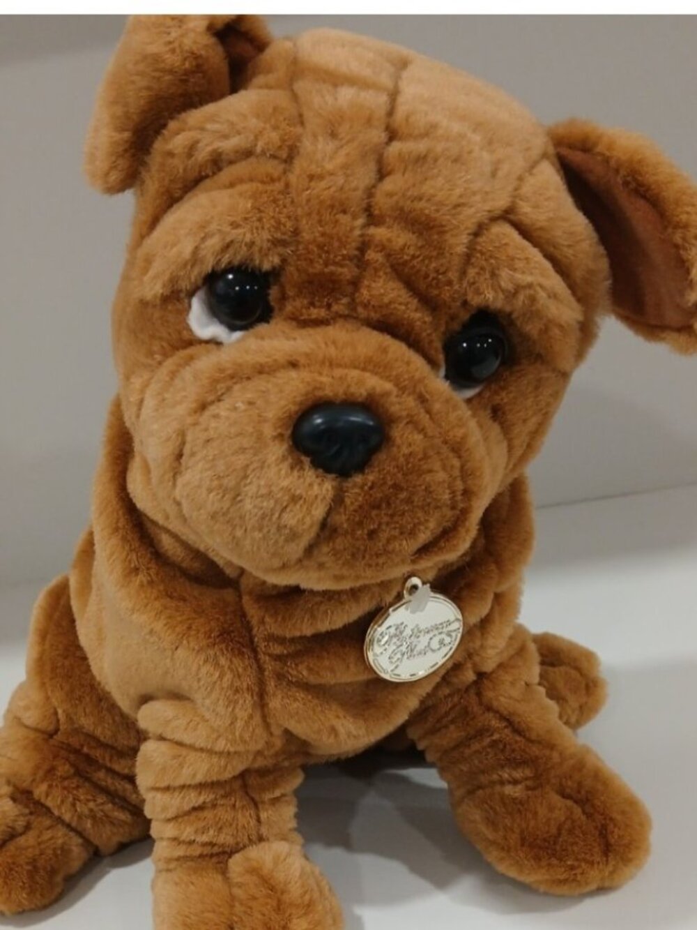 Collectors Choice Shar Pei Bulldog Plush Dog Wrinkles, Like New
